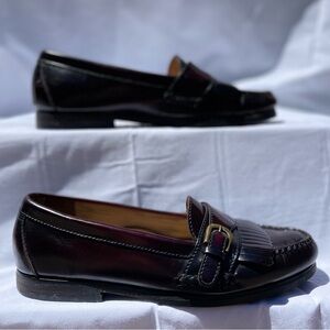 Cole Haan Pinch Buckle Mahogany, Size 8